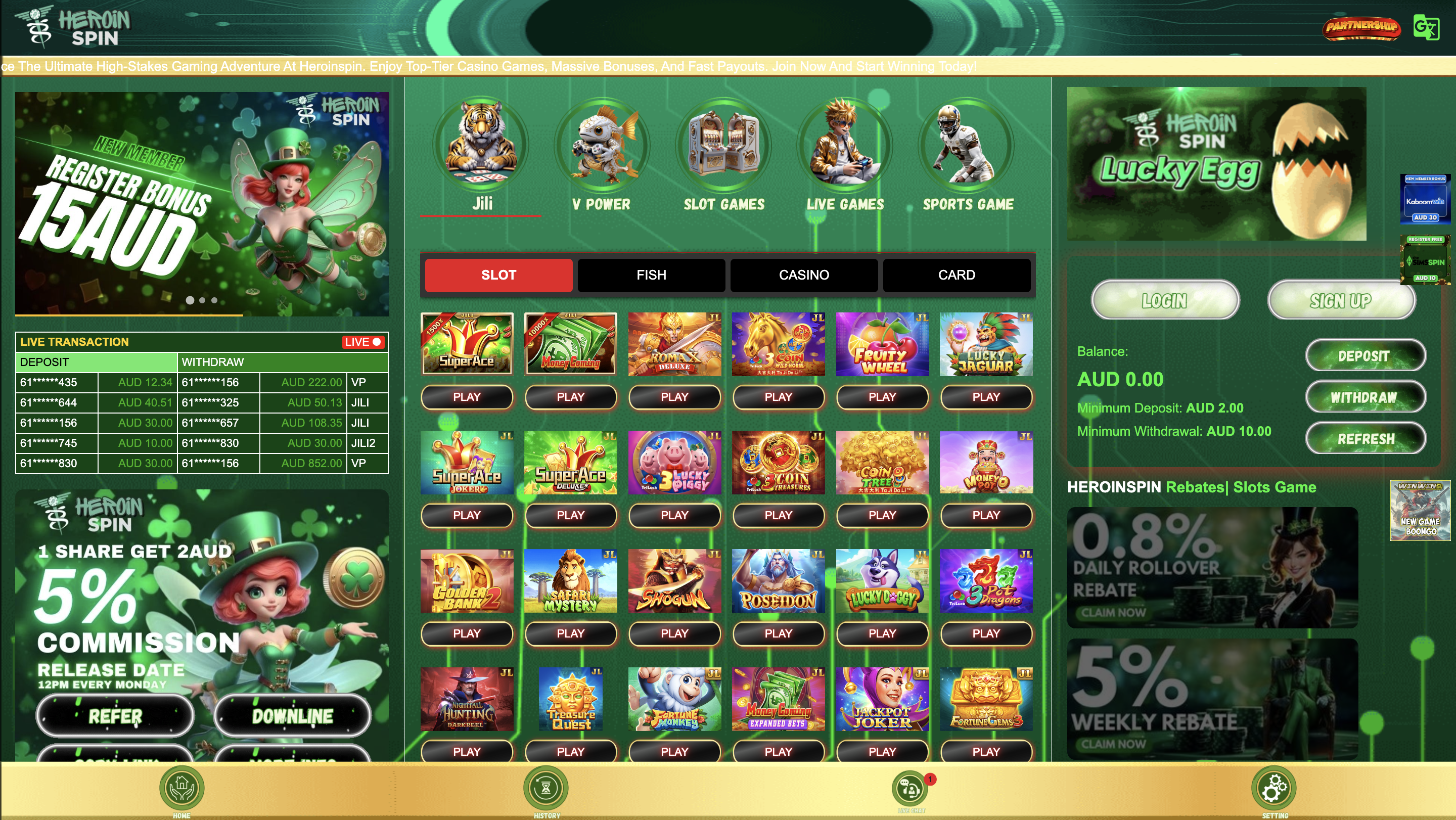HeroinSpin Casino